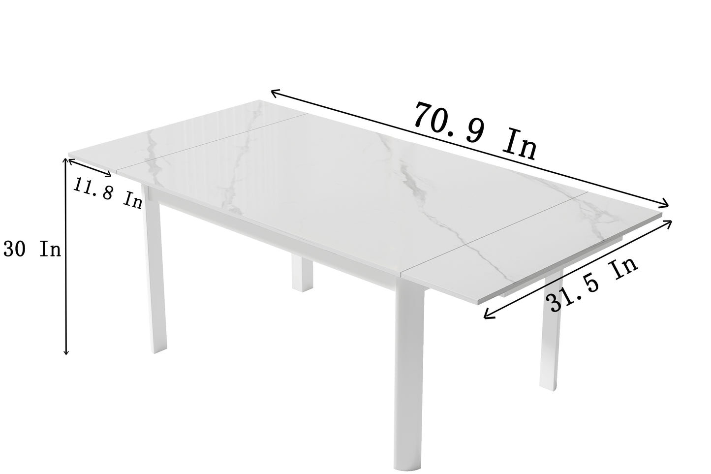 Versatile Extendable Dining Table - Space-Saving, Durable & Stylish for Every Home