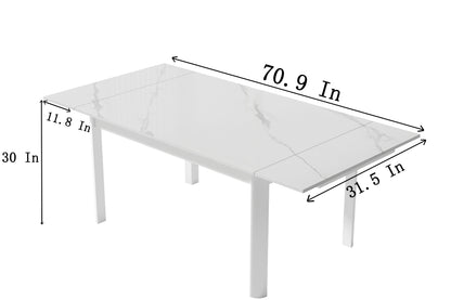 Versatile Extendable Dining Table - Space-Saving, Durable & Stylish for Every Home