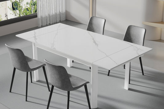 Versatile Extendable Dining Table - Space-Saving, Durable & Stylish for Every Home