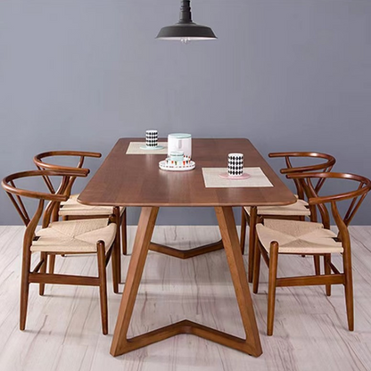 Krisleen 71" Ash Solid Wood Dining Table