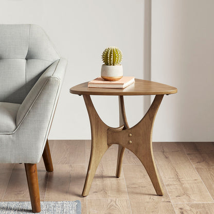 Triangle Wood Coffee Table Sofa Table