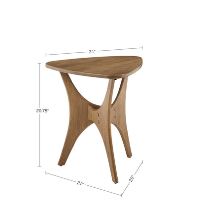 Triangle Wood Coffee Table Sofa Table