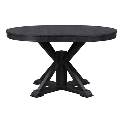 Extendable Dining Table with a 12" Leaf for Dining Room and Living Room