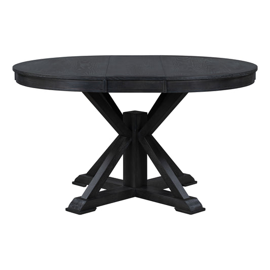 Extendable Dining Table with a 12" Leaf for Dining Room and Living Room