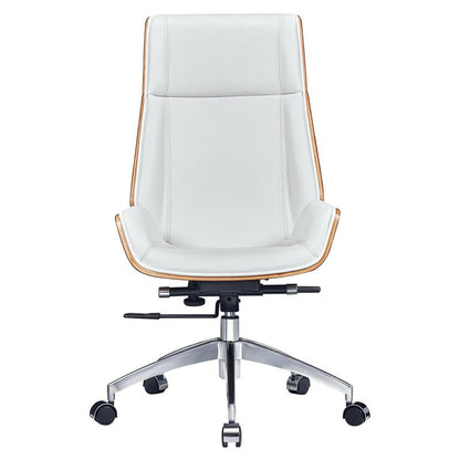 Corrigan Studio® Genuine Leather Ergonomic Office Chair Executive Swivel Chair