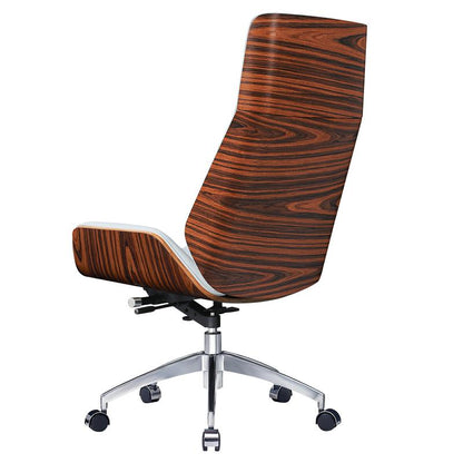 Corrigan Studio® Genuine Leather Ergonomic Office Chair Executive Swivel Chair