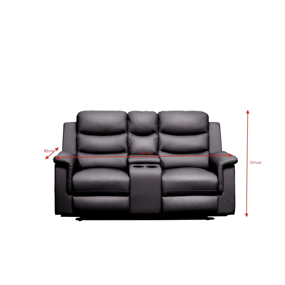 Reclining Loveseat with Middle Console Slipcover,  Stretch Loveseat Reclining Sofa Covers