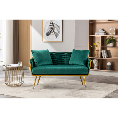 Accent Chair Modern Upholstered Armsofa Tufted Sofa Love Seats