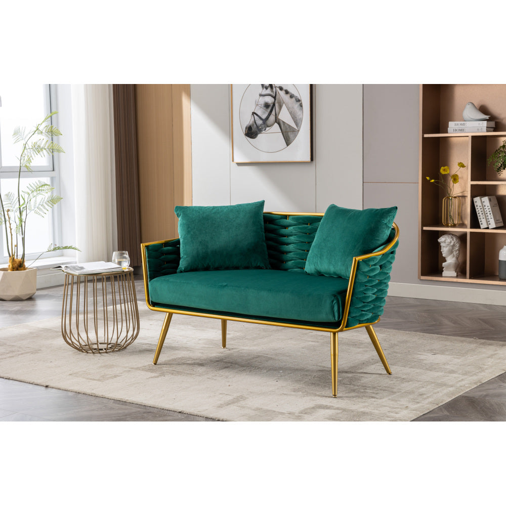 Accent Chair Modern Upholstered Armsofa Tufted Sofa Love Seats