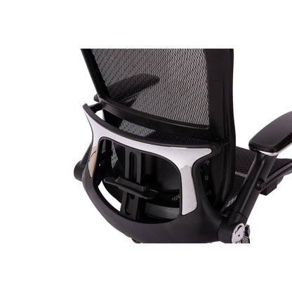 black ergonomic Mesh Office Chair  High Back  Adjustable Headrest with Flip-Up Arms