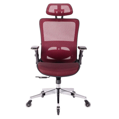 black ergonomic Mesh Office Chair  High Back  Adjustable Headrest with Flip-Up Arms