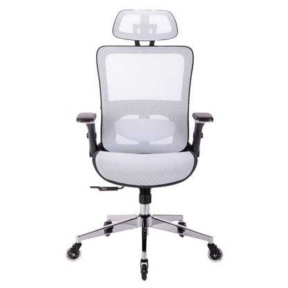 black ergonomic Mesh Office Chair  High Back  Adjustable Headrest with Flip-Up Arms