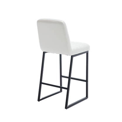 Low Bar Stools Set of 2 Bar Chairs