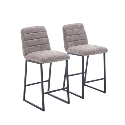 Low Bar Stools Set of 2 Bar Chairs