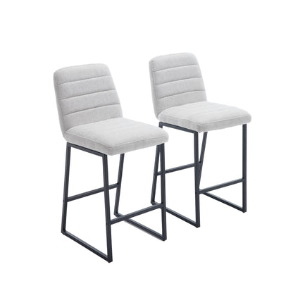 Low Bar Stools Set of 2 Bar Chairs