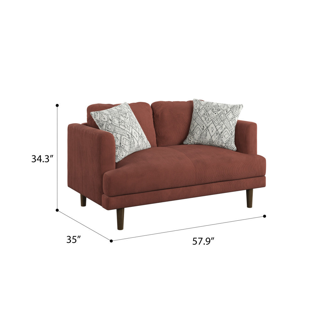 Red Loveseat